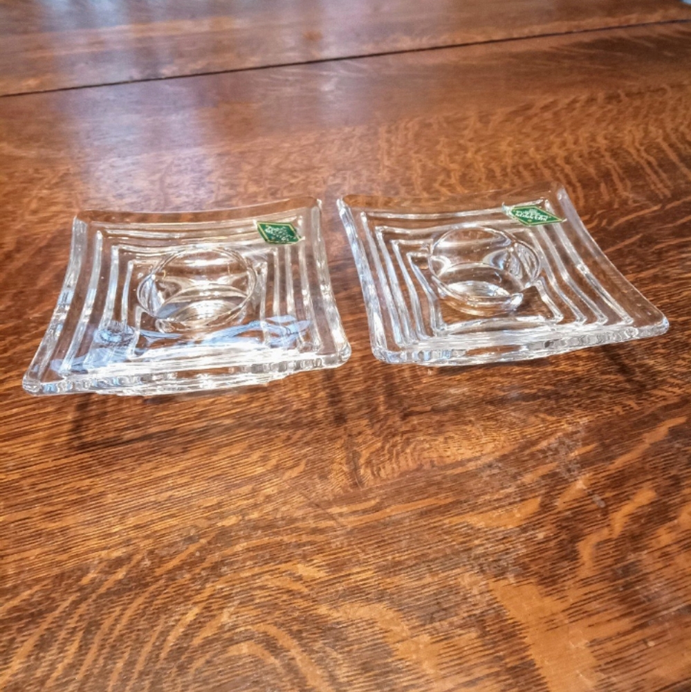 Shannon Crystal Candle Holders